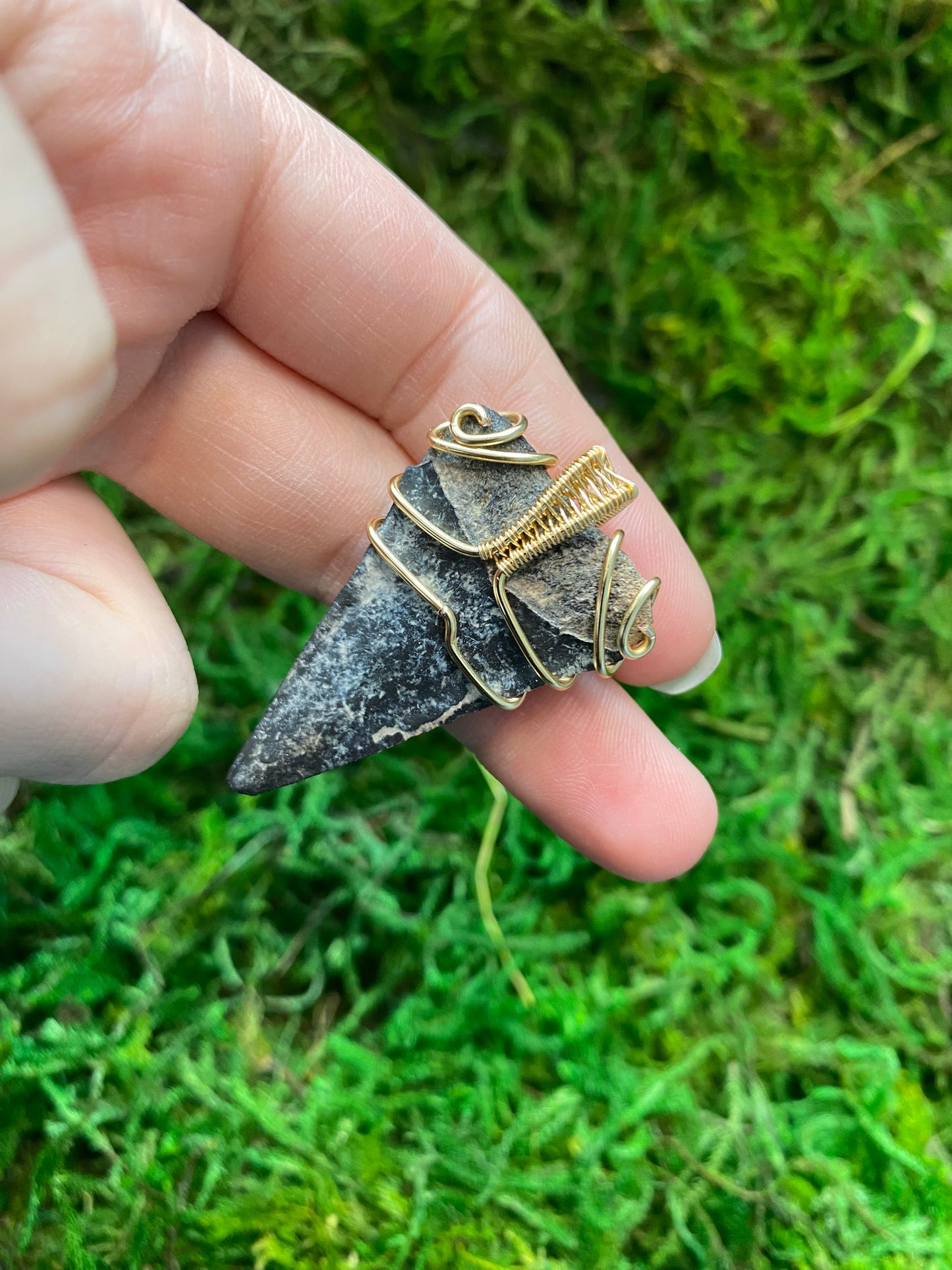 Shark tooth pendant