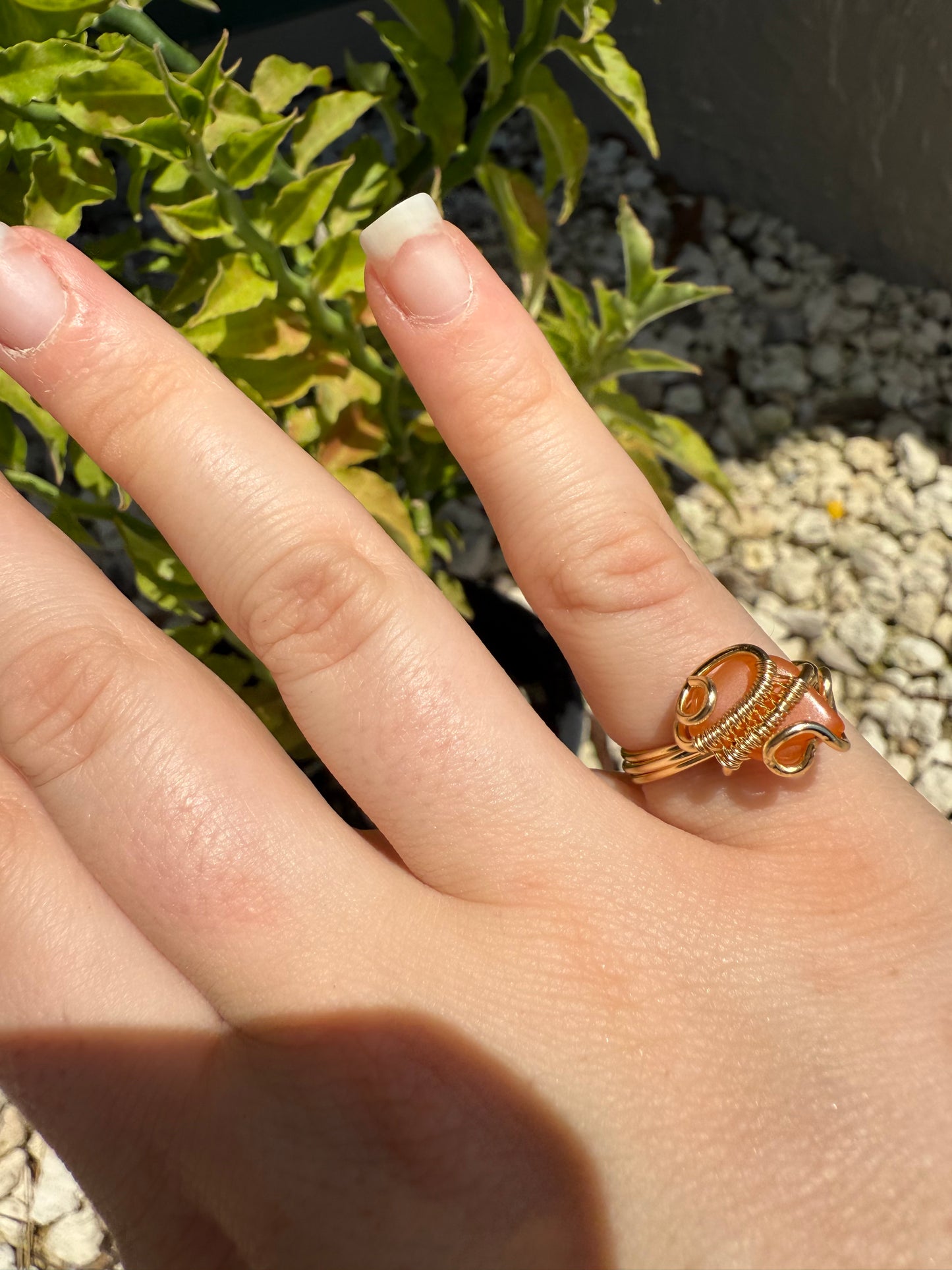 Size 5.5 carnelian ring